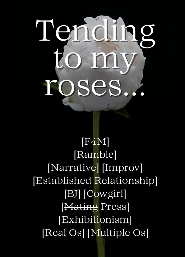 [F4M] Tending to my roses